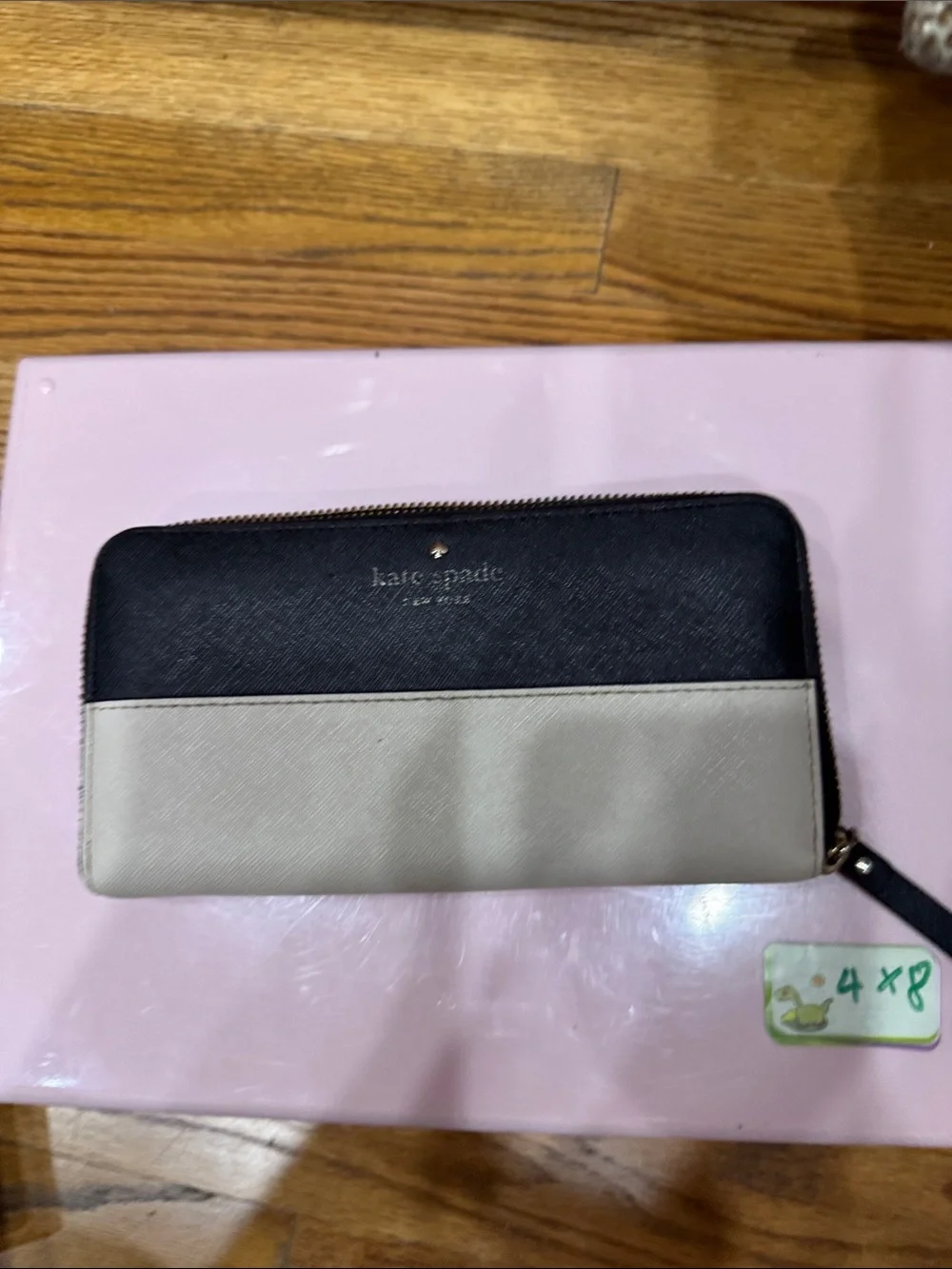 kate spade Black and Cream Staci Colorblock